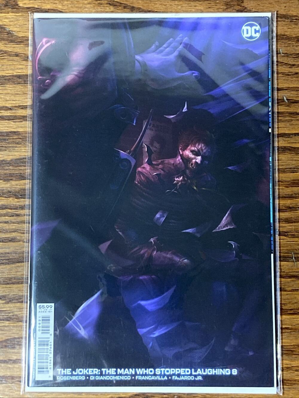 Joker: The Man Who Stopped Laughing #8B DC 2023 Francesco Mattina variant